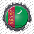 Turkmenistan Country Novelty Bottle Cap Sticker Decal