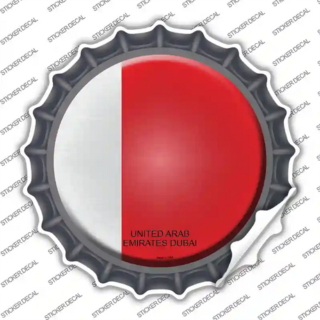 UN Arab Emirates Dubai Novelty Bottle Cap Sticker Decal