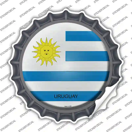 Uruguay Country Novelty Bottle Cap Sticker Decal
