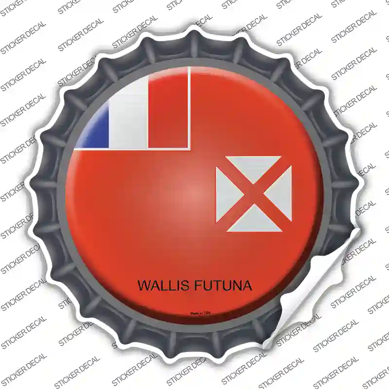 Wallis Futuna Country Novelty Bottle Cap Sticker Decal
