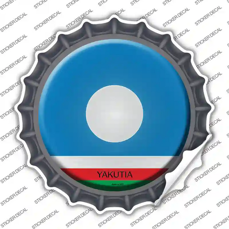 Yakutia Country Novelty Bottle Cap Sticker Decal