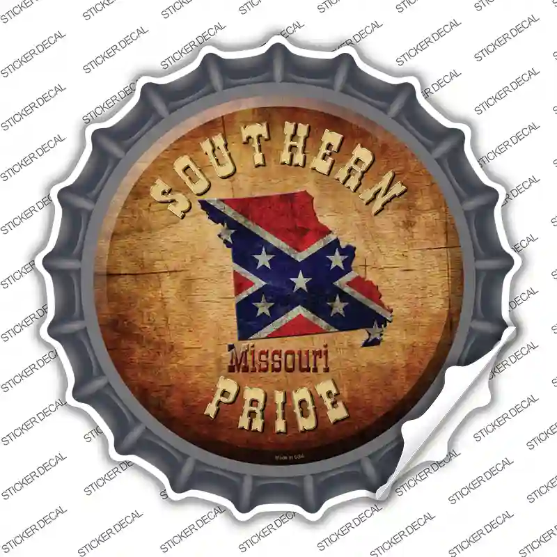 Southern Pride Missouri Novelty Bottle Cap Sticker Decal