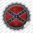 Confederate Flag Novelty Bottle Cap Sticker Decal