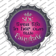 Lives In Own Fairytale Novelty Bottle Cap Sticker Decal