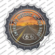 Mother Road Route 66 Novelty Bottle Cap Sticker Decal