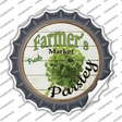 Farmers Market Parsley Novelty Bottle Cap Sticker Decal