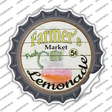Farmers Market Lemonade Novelty Bottle Cap Sticker Decal