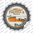 Farmers Market Breads Novelty Bottle Cap Sticker Decal