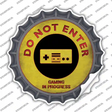 Do Not Enter NES Novelty Bottle Cap Sticker Decal