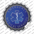 Emergency Medical Services Novelty Bottle Cap Sticker Decal