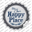 Our Happy Place Novelty Bottle Cap Sticker Decal