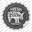 Fresh Smoked Bacon Novelty Bottle Cap Sticker Decal