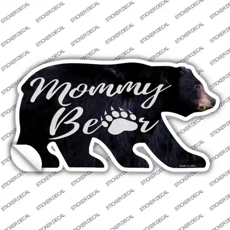 Mommy Paw Novelty Bear Sticker Decal Small