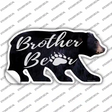 Brother Paw Novelty Bear Sticker Decal Small