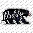 Daddy Novelty Bear Sticker Decal Small