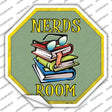 Nerds Room Novelty Octagon Sticker Decal Small