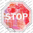 Stop Novelty Octagon Sticker Decal Novelty Metal Stop Sign Small