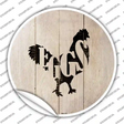 Chickens Make Eggs Novelty Circle Sticker Decal