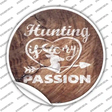 Hunting Passion Novelty Circle Sticker Decal