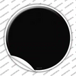 Black Novelty Circle Sticker Decal