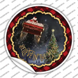 Believe in Magic Santa Novelty Circle Sticker Decal