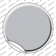 Gray Novelty Circle Sticker Decal