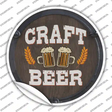 Craft Beer Novelty Circle Sticker Decal