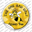 The One and Only Queen Bee Novelty Circle Sticker Decal