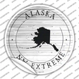 Alaska NW Extreme Novelty Circle Sticker Decal