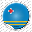 Aruba Novelty Circle Sticker Decal