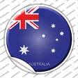 Australia Novelty Circle Sticker Decal