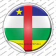 Central African Republic Country Novelty Circle Sticker Decal