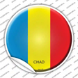 Chad Country Novelty Circle Sticker Decal