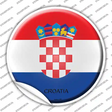 Croatia Country Novelty Circle Sticker Decal