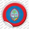 Guam Country Novelty Circle Sticker Decal