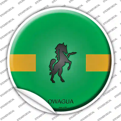 Owagua Country Novelty Circle Sticker Decal