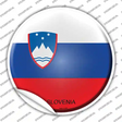 Slovenia Country Novelty Circle Sticker Decal