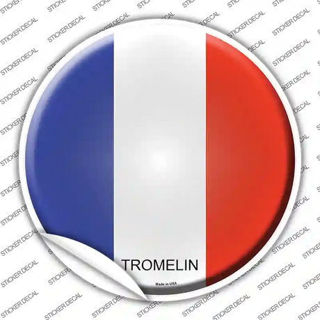 Tromelin Country Novelty Circle Sticker Decal