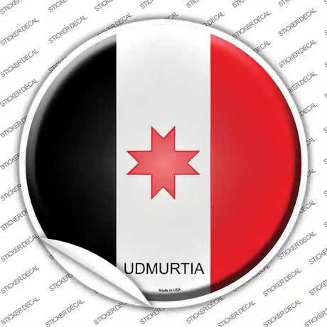 Udmurtia Country Novelty Circle Sticker Decal