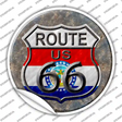Missouri Route 66 Novelty Circle Sticker Decal