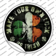 Make Your Own Luck Novelty Circle Sticker Decal