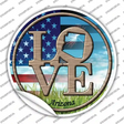 Love Arizona Novelty Circle Sticker Decal
