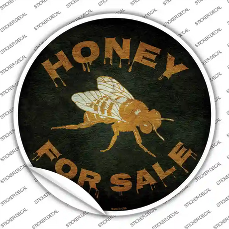 Honey For Sale Novelty Circle Sticker Decal