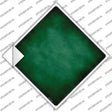 Green Oil Rubbed Novelty Diamond Sticker Decal