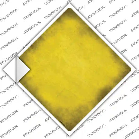 Yellow Oil Rubbed Novelty Diamond Sticker Decal