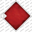 Red Oil Rubbed Novelty Diamond Sticker Decal