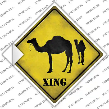 Camel Xing Novelty Diamond Sticker Decal