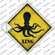 Octopus Xing Novelty Diamond Sticker Decal