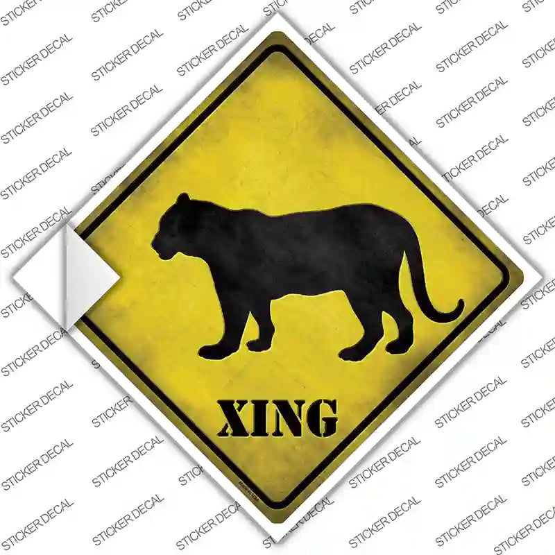 Tiger Xing Novelty Diamond Sticker Decal