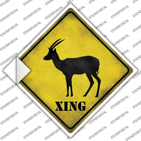 Antelope Xing Novelty Diamond Sticker Decal